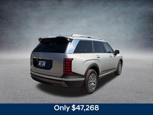 Typhoon Silver Metallic 2026 Hyundai Palisade Hybrid SEL 7P