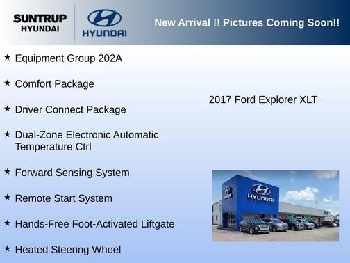 Oxford White 2017 Ford Explorer XLT