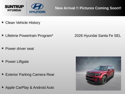 Ultimate Red 2026 Hyundai SANTA FE SEL 2.4