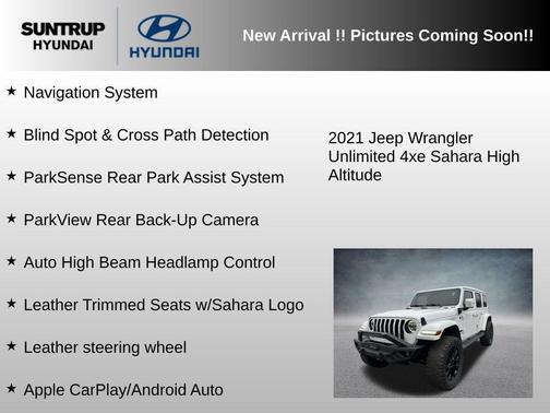2021 Jeep Wrangler Unlimited 4xe Sahara High Altitude