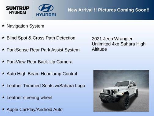2021 Jeep Wrangler Unlimited 4xe Sahara High Altitude