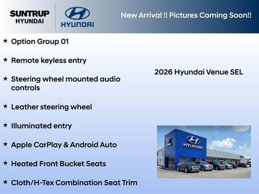 Denim w/White Roof 2026 Hyundai VENUE SEL w/Two-Tone Roof