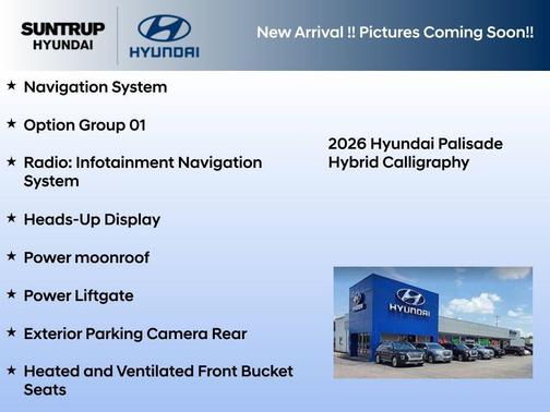 2026 Hyundai Palisade Hybrid Calligraphy