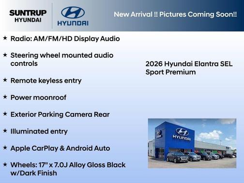 Gray 2026 Hyundai ELANTRA Sport