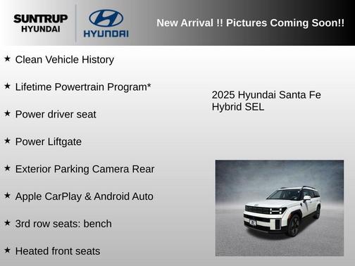 Serenity White 2025 Hyundai SANTA FE SEL 2.4