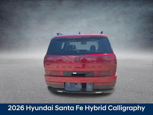 Ultimate Red 2026 Hyundai SANTA FE HEV Calligraphy