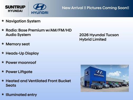Creamy White Pearl 2026 Hyundai TUCSON Hybrid Limited