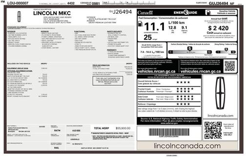 2016 Lincoln MKC Reserve