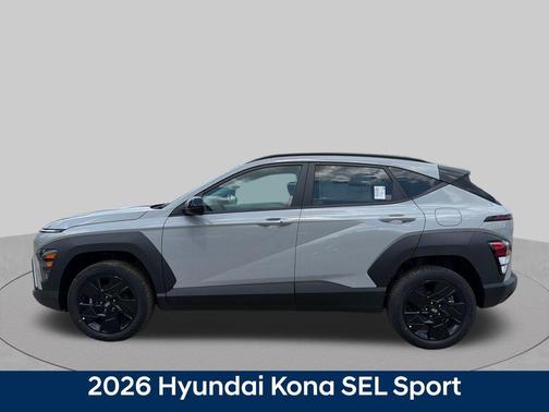 Cyber Gray Metallic 2026 Hyundai KONA SEL Sport