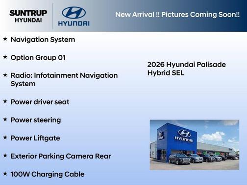 Abyss Black Pearl 2026 Hyundai Palisade Hybrid SEL 8P