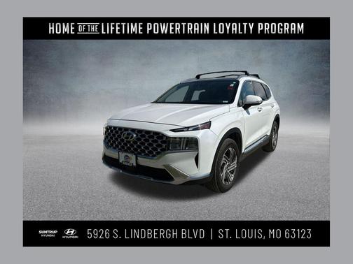 Quartz White 2022 Hyundai SANTA FE SEL 2.4