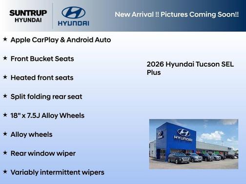 White Pearl 2026 Hyundai TUCSON SEL Plus