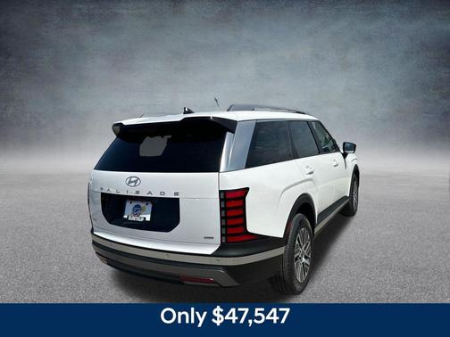 Creamy White Pearl 2026 Hyundai Palisade Hybrid SEL 7P