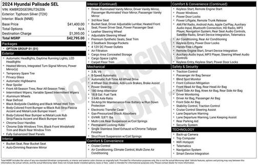 2024 Hyundai PALISADE SEL