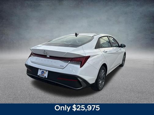 Serenity White 2026 Hyundai ELANTRA HEV Blue