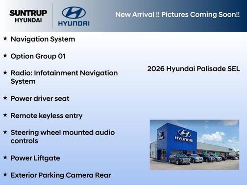 Pacific Sapphire 2026 Hyundai PALISADE SEL 7P