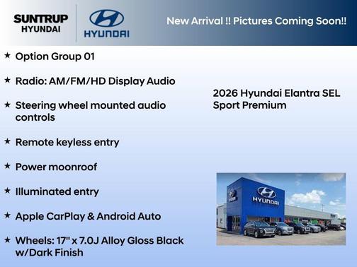 Abyss Black 2026 Hyundai ELANTRA Sport
