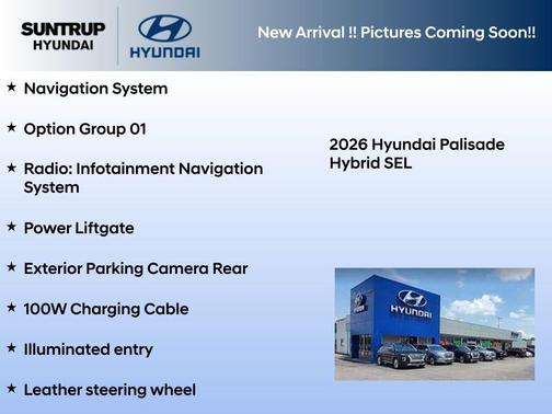 Typhoon Silver Metallic 2026 Hyundai Palisade Hybrid SEL 8P