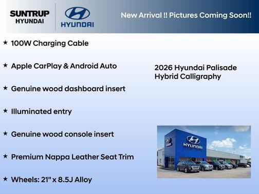 2026 Hyundai Palisade Hybrid Calligraphy