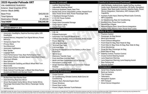 2025 Hyundai PALISADE XRT