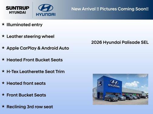 Abyss Black Pearl 2026 Hyundai PALISADE SEL 7P