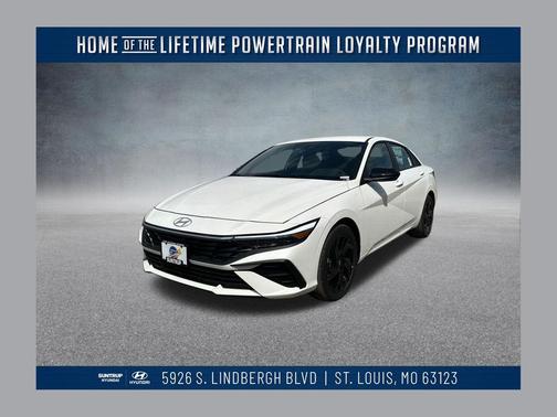 Serenity White 2026 Hyundai ELANTRA Sport