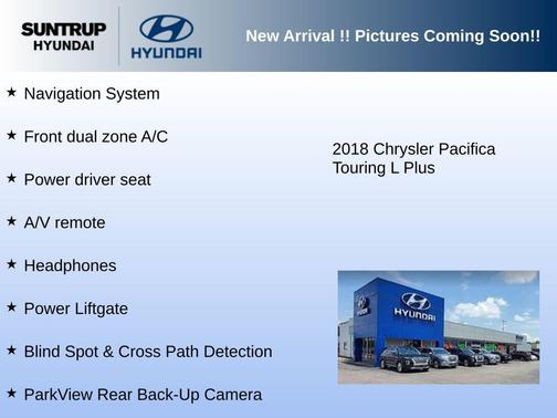 Jazz Blue Pearlcoat 2018 Chrysler Pacifica Touring-L Plus