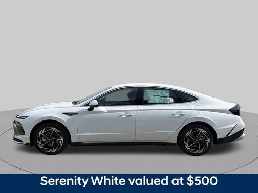 Serenity White 2026 Hyundai SONATA SEL