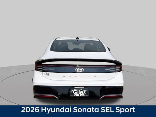 Serenity White 2026 Hyundai SONATA SEL