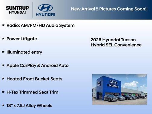Shimmering Silver 2026 Hyundai TUCSON Hybrid SEL Convenience