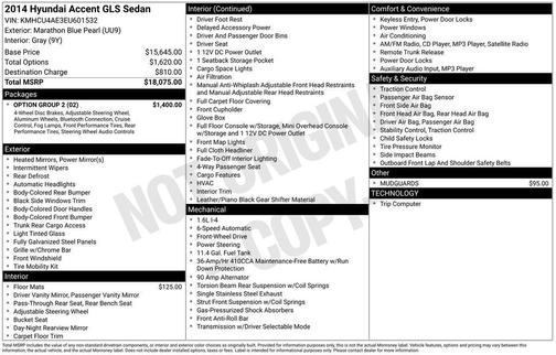 2014 Hyundai Accent GLS