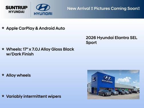 Abyss Black 2026 Hyundai ELANTRA Sport
