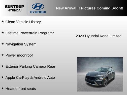 Ecotronic Gray 2023 Hyundai KONA Limited