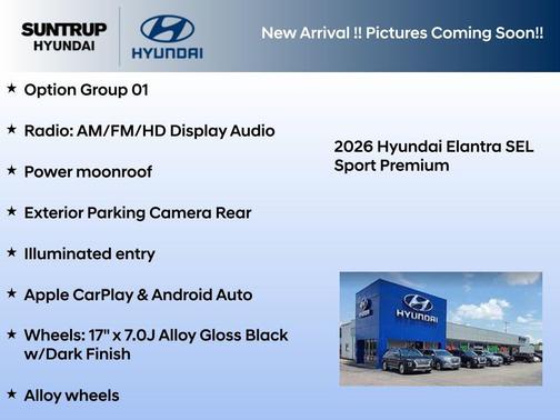 Abyss Black 2026 Hyundai ELANTRA Sport