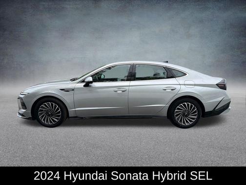 Aero Silver 2024 Hyundai SONATA Hybrid SE