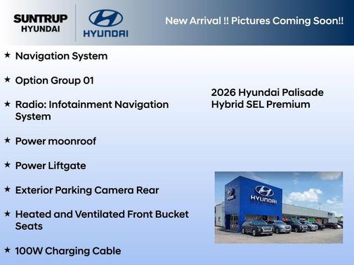 Abyss Black Pearl 2026 Hyundai Palisade Hybrid SEL Premium 8P