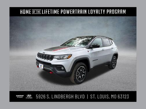 Silver Zynith Metallic Clearcoat 2025 Jeep Compass Trailhawk