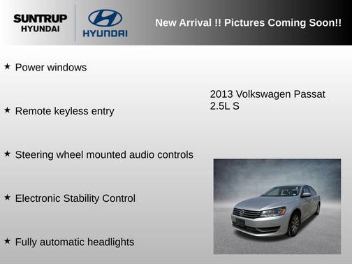 Tungsten Silver Metallic 2013 Volkswagen Passat 2.5 S