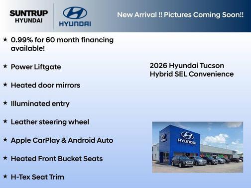 Gray 2026 Hyundai TUCSON Hybrid SEL Convenience