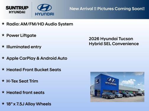 Creamy White Pearl 2026 Hyundai TUCSON Hybrid SEL Convenience