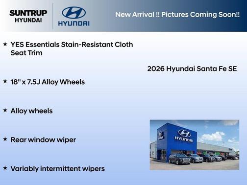 Serenity White 2026 Hyundai SANTA FE SE