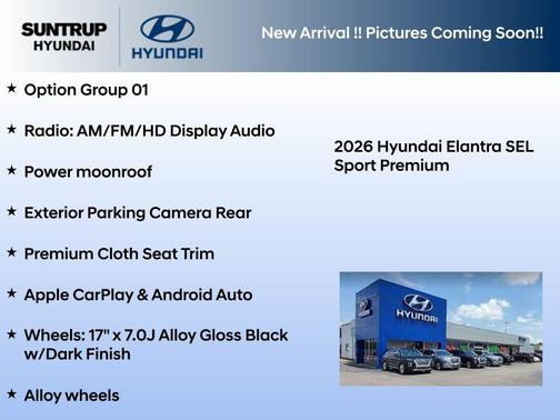Amazon Gray 2026 Hyundai ELANTRA Sport