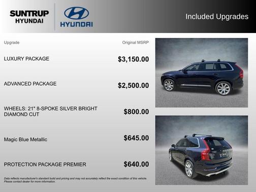 Magic Blue Metallic 2019 Volvo XC90 T6 Inscription