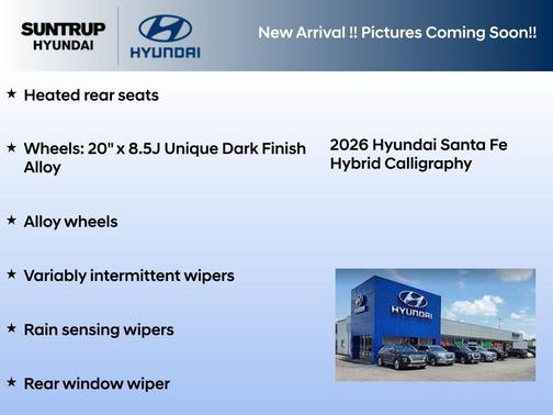 Atlantis Blue 2026 Hyundai SANTA FE HEV Calligraphy