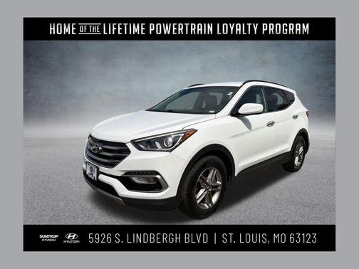 Frost White Pearl 2017 Hyundai Santa Fe Sport 2.4L