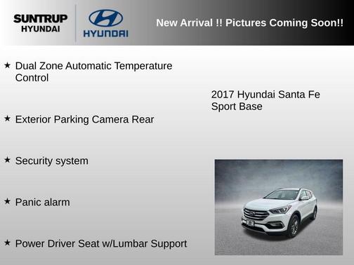 Frost White Pearl 2017 Hyundai Santa Fe Sport 2.4L