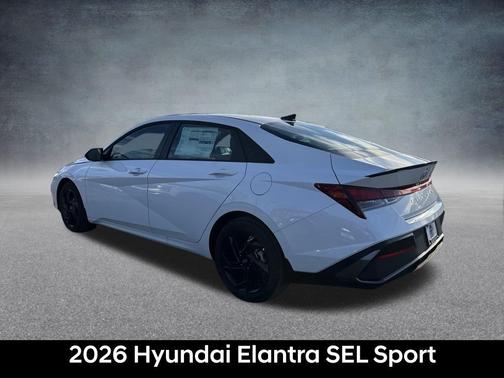 Serenity White 2026 Hyundai ELANTRA Sport