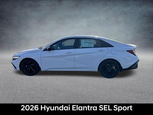 Serenity White 2026 Hyundai ELANTRA Sport