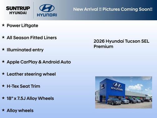 Atlantis Blue 2026 Hyundai TUCSON SEL Premium