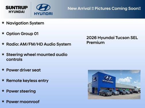Atlantis Blue 2026 Hyundai TUCSON SEL Premium